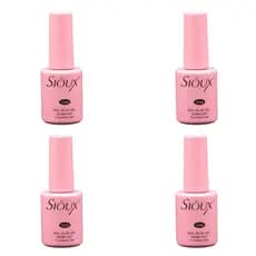 Kit 4 Colas Para Unhas Postiça Soft Gel Sioux 12ml para colar e fixar unhas Soft Gel
