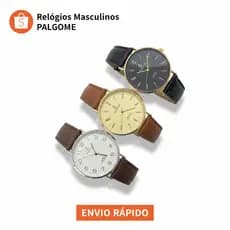 Relógio Masculino Social Couro Sintético Premium | Analógico Elegante | Envio Imediato