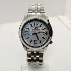 Relógio Masculino Tecnet Shark Aço Inox 40mm Social Luxo Resistente à Água
