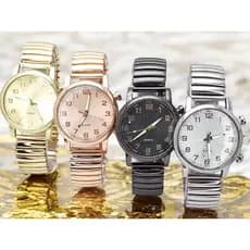 Relógio Feminino de pulso Pulseira Elástica analógico Pulseira em Aço Bracelete de mola Multicolor Relógio de metal