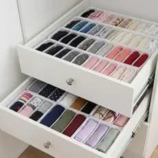 Kit 5 colmeias organizadoras peças íntimas, bebê, academia, guarda roupas