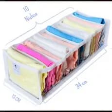 Kit 10 Colméia organizadora de gaveta, peças íntimas e bebê, 10 nichos, tnt e cristal