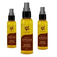Kit 3 Reparador Óleo de Argan Fashion Nutrição e Hidratação