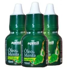 Kit 2 - 4 - 6  Óleo De Menta Apinil Original 10ml Extra Forte