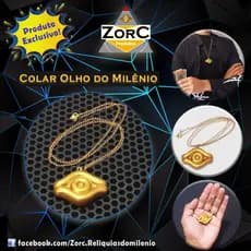 COLAR OLHO DO MILÊNIO, ZORC, RELIQUIAS DO MILENIO