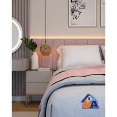 Kit Com Até 12 Peças Cabeceira Modular 20X40 + Painel Ripado MDF Para Cama 10x40 Envio Full