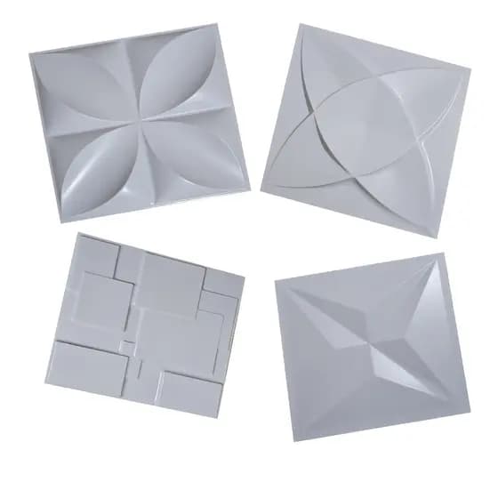 Kit Placa 3d PVC Decoração de Parede Revestimento