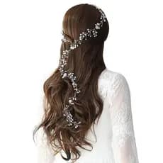 GRINALDA 50CM CABELO NOIVA CASAMENTO TIARA ARRANJO DEBUTANTE