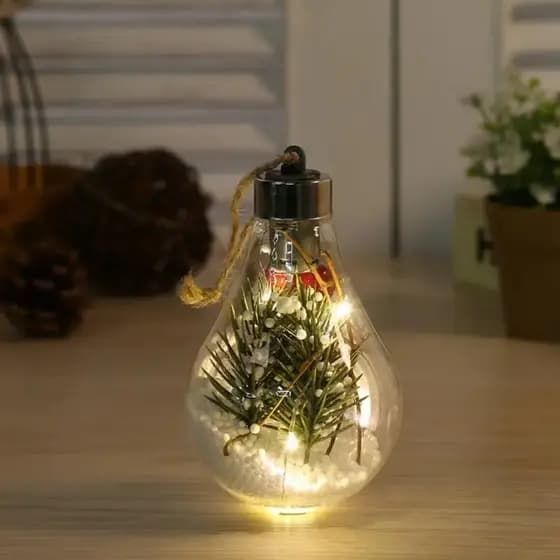 ENFEITE NATALINO LAMPADA LED ÁRVORE NATAL DECORAÇÃO LUZ GALHOS M3