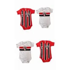 Roupa de Bebê São Paulo - Body Bebê Temático São Paulo - Body Bebê São Paulo
