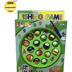 Brinquedo Pega Peixe Pesca Maluca 15 Peixes - 3 Jogadores