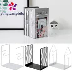 YONGWANG Suporte Para Livros Simples , Suportes De Metal Antiderrapantes Ocos , Documentos Resistente Vertical Que Econo