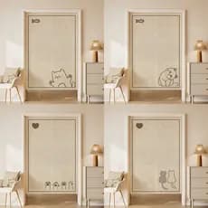 Cortina de porta estilo japonês quarto banheiro cortina divisória personalizável cozinha bloqueio pano cortina