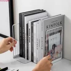Suportes Para Livros De Metal TIANCHUANG , Suporte Simples Oco Antiderrapante , Rack De Armazenamento De Revistas De Gra