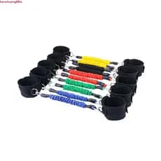 Faixas De Resistência TIANCHUANG , Cinto Elástico Grosso De Treinamento De Taekwondo , Faixa Elástica Preta 20LB-80LB