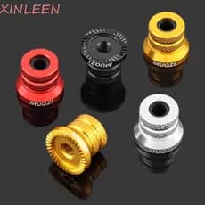 XINLEEN 1 Par De Porca De Cubo De Bicicleta , Eixo De Alta Resistência Com Design Antiderrapante , Liga De Alumínio