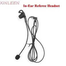 XINLEEN Árbitro Interfone Fone De Ouvido , De Futebol 3.5mm Plug Intra-Auricular