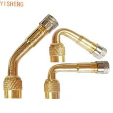 Extensor De Válvula De Pneu YISHENG 45 °/90/135 Conector Rápido Conjunto De Haste De Extensão De Adaptador Bico Tipo Cli