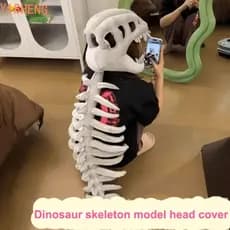 Brinquedos De Pelúcia De Esqueleto De Dinossauro YISHENG , Adereços Macios E Engraçados , Exclusivos