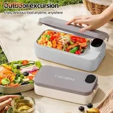 Lancheira Aquecida USB YISHENG , Recipiente Interno Removível Com Capacidade De 900ml , Aquecedor De Alimentos , Recarre