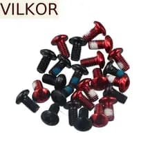 VILKOR Torx Parafusos Acessórios De Freio Rotor A Disco Da Bicicleta M5x9mm Aço Inoxidável Mountain Bike T25 Parafuso