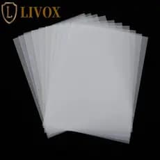 LIVOX 5 Peças Chaveiro De Papel Encolhível Fazendo Jogos Educativos Material Escolar Folhas De Filme Retrátil
