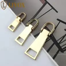 LIVOX Zipper Head Metal 1Pc Acessórios De Costura DIY Sliders De Zíper Destacáveis