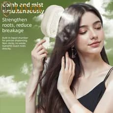 Escova Elétrica Do Cabelo Pulverizador De LIVOX , Pente Portátil Da Massagem Luz Vermelha Cuidado , Nutrição Couro Cabel