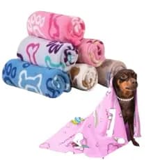 Cobertor Soft Pet Manta Simples Para Animais De Estimação Microfibra Cachorro Gato
