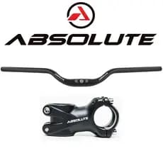 Guidão De Bicicleta Rise 40mm 31.8/720mm Com Suporte De Guidão Mesinha 60/70/80mm Nero Absolute