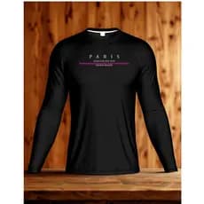 Camiseta Moletom  Manga Longa Suéter Algodão Egípicio Slim Premium Tamanho Grande