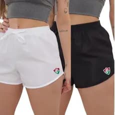 Kit Short Feminino Shortinho Moda Praia Fluminese