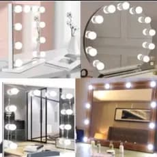 Luz De Espelho Com Led Camarim Maquiagem 10 Lampadas