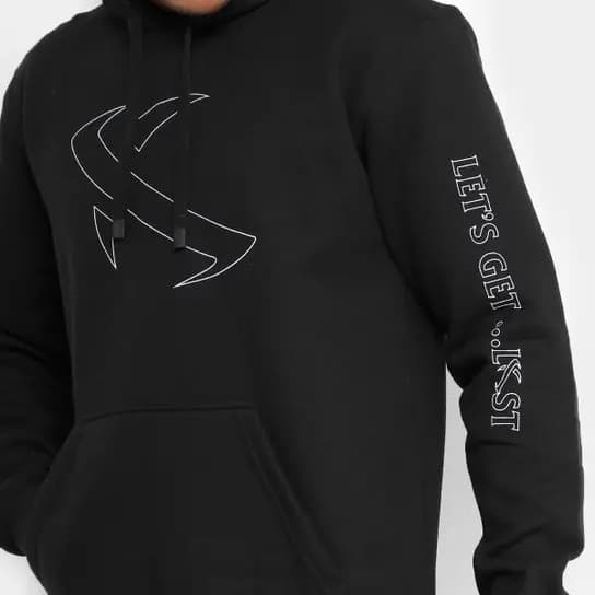 Moletom Blusa De Frio Canguru Unissex Let´s R DISTRIBUIDORA