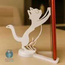Gatinho Suporte de Celular | Porta Smartphone | Suporte Decorativo REF:040