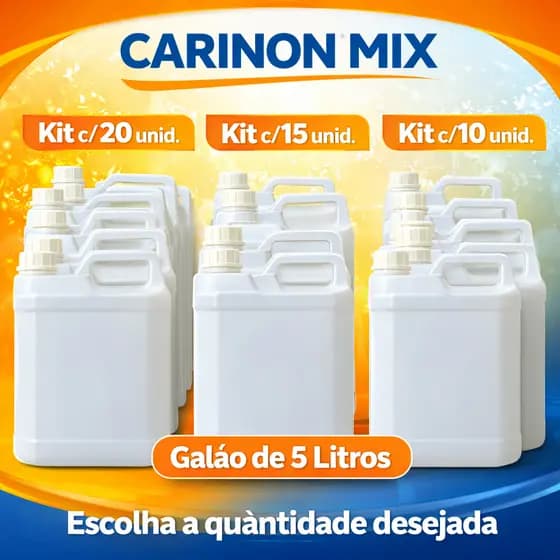 Kit 20, 15 ou 10 Galões Bombona Virgem 5 Litros Leitoso Líquido Bebidas Alimentos Resistente
