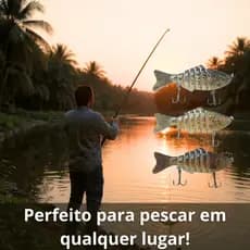 Isca Artificial Mod. Lambari Articulada Ideal Para Traíra Dourado Tucunaré 9,5Cm