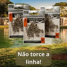 Snap Distorcedor de linha com Girador Marine Sports n°5 com 25unidades