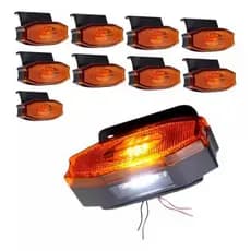 10 Lanternas Lateral Exclusive Com Suporte Com Vigia C/ Fio