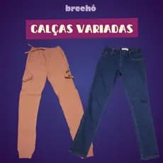Brecho Desapego Calças Variadas Jeans Jogger Tamanho P (LEIA DESCRIÇÃO)