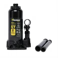 Macaco hidráulico tipo garrafa 5 toneladas - 7425 - Titanium