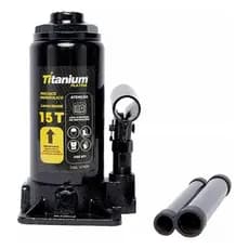 Macaco hidráulico tipo garrafa 15 toneladas - 7795 -Titanium