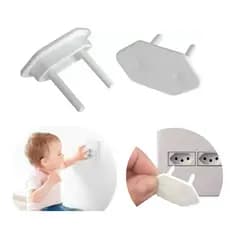 Kit C/12 e 24 Protetores de Tomada Bebê Segurança Contra Choque Elétrico
