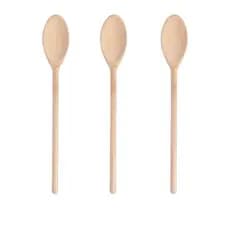 KIT 3 Colher de pau, Colher de madeira Cozinha