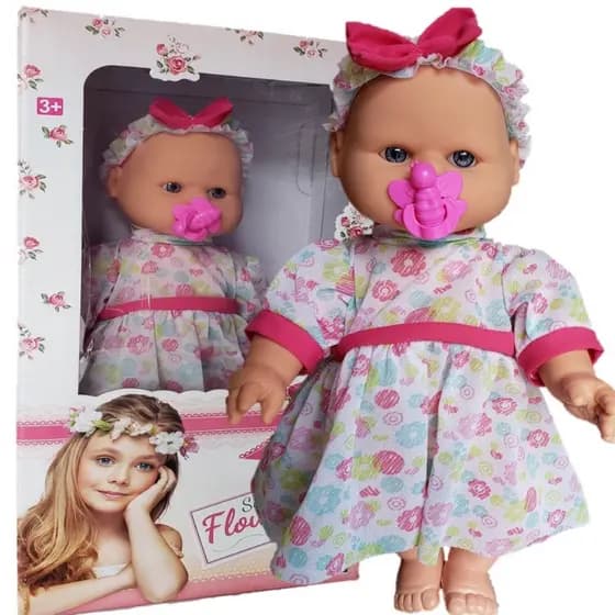 Boneca Sweet Flower Doll 40cm milk brinquedo kids crianças