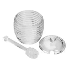 Meleira Colmeia De Cristal Com Pegador Acrílico Com Tampa - Lyor