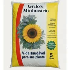 Terra Preta Adubada Organica Vegetal 5kg - Vaso Plantas Hortas Flores Suculentas Jardim