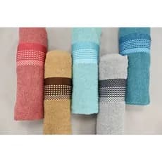 KIT/JOGO 2 TOALHAS DE BANHO  JACQUARD ATENAS 1,40CMX70CM