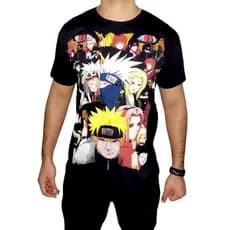 Camiseta Família Naruto Anime Ultimate Ninja Shippuden Xvii
