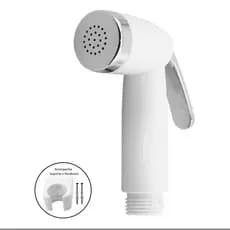 Gatilho Para Ducha Higienica ABS / Chuveirinho Branco Com Suporte em ABS